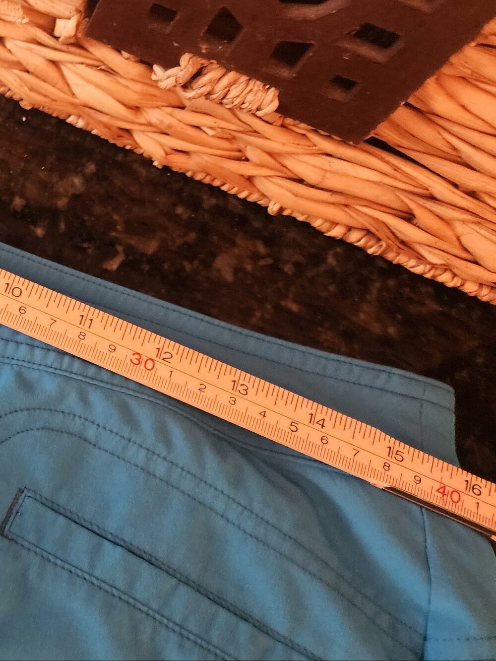 Prana Lena Mini Skort Skirt Size 6 Teal Camping Hiking Outdoors - Picture 9 of 9
